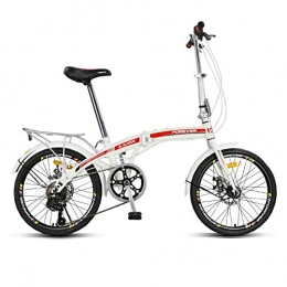 DBSCD Folding Bike DBSCD Women Foldable Bikes, Adults Folding Bicycles Collapsible Men And Women 7 Speed Shimano Ultra Light Portable City Riding Foldable Bikes