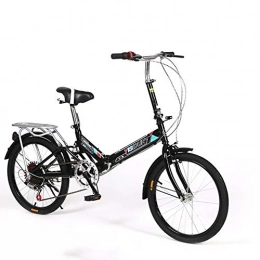 DBSCD Bike DBSCD Women Foldable Bikes, Adults Folding Bicycles Ladies Bicycles 6 Speed Shimano Men And Women Style Student Car Foldable Bikes