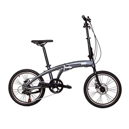 Dbtxwd Folding Bike Dbtxwd Unisex Adult And Student Folding Bike, Folding City Bike Foldable Bicycle, Ideal for The City And Daily Journeys, 20 Inch Wheels, Black