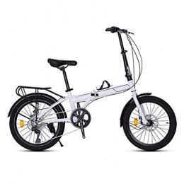 DFKDGL Bike DFKDGL 7-Speed 20 Inch Wheels Bike With High Carbon Steel, Folding Bike Bicycle, cruiser Bike Women Suitable For Students, Office Workers, commuter (Color : Orange, Size : 20 inches) Unicycle