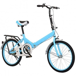 DFKDGL Folding Bike DFKDGL Womens Bicycle, 20inch Wheel Folding Bike Portable Lightweight Beach Cruiser Bike With Basket, City Bike For Travel To Work, commuting (Color : A2, Size : 20in) Unicycle