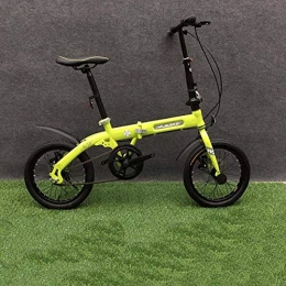 DGPOAD Bike DGPOAD City Bike Unisex Adults Folding Mini Bicycles Lightweight For Men Women Ladies Teens Classic Commuter With Adjustable Handlebar & Seat, aluminum Alloy Frame, single-speed - 16 Inch Wh