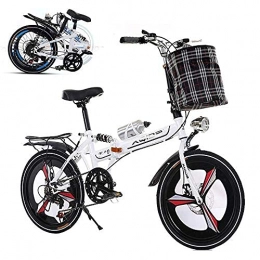 DIELUNY Bike DIELUNY Folding Adult Bike, 26-inch 6-speed Adjustable Bike, Double-disc Brake Shock Absorber Bike, Color Optional, Suitable for Boys and Girls (including Gifts)