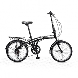 DKZK Folding Bike DKZK Folding Bicycles For Men And Women Adults Students Teenagers And Children Universal 7-Speed Variable Speed Leisure City Mini Road Bike 20 Inches
