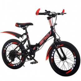 DPGPLP Bike DPGPLP 18 / 20 / 22 Inch Folding Speed Bicycle - Folding Bicycle Speed Folding Bicycle Adult Learning Boys And Girls Mountain Bike Single Speed Car Speed Car, Red, 22inches