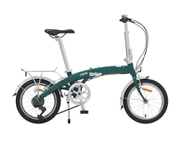 Drais Bike Drais F16 6 Speed 16 Inch Folding Bicycle in Turquoise bike mini lightweight adult men women student commuter 16