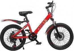 Generic Bike Dual Suspension Mountain Bikes Comfort & Cruiser Bikes Variable Speed Mountain Bike 20 Inches Wheel Road Bicycle Cying For Children (Color : Red Size : 21 speed)-7_speed_Red