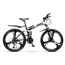 DYB Bike DYB 26" 30-Speed Mountain Bike for Adult Folding mountain bike variable speed off-road double shock absorption men bicycle outdoor riding City Bicycle Lightweight