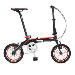 Dybory Bike Dybory Folding Bike, Folding Bike City Bike 14 Inches, Folding System Fully Assembled Bikes Fits All Man Woman Child, Black