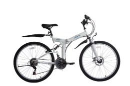 ECOSMO  ECOSMO 26" Folding Mountain Bicycle Bike 21SP SHIMANO, £45 Off - 26SF02W