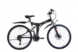 ECOSMO  ECOSMO 26" Folding Mountain Bicycle Bike 21SP SHIMANO, Free £30 Helmet-26SF02BL+H