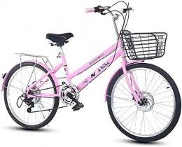 Eortzzpc Bike Eortzzpc Foldable Bicycle, Lightweight Commuter City Bike 7 Speed Easy to Install for Adult Unisex, Multiple Colors (Color : A, Size : 22IN)