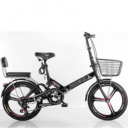 FBDGNG Bike FBDGNG Folding Bike for Adults, Lightweight Mountain Bikes Bicycles Strong Alloy Frame with Disc brake, 16 20 inches