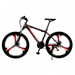 FEIFEImop Folding Bike FEIFEImop Three-pole Wheels, Folding Bicycle, Compact Bicycle With 27-speed Gearbox, Frisbee Disc Brake, High-strength 25-inch Steel Rim, Unisex, Easy To Fold, Red
