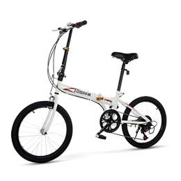 FETION Folding Bike FETION Children's bicycle 16 / 20" Folding Bike City Bicycle, Front and Rear Fenders 6 Speed Aluminum Easy with Dual Disc Brake for Adults Women Men / 8670 (Color : Style2, Size : 16inch)