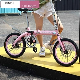  Folding Bike Foldable Bicycle Female Ultralight Portable Small Work Shift Bicycle 20 Inch Adult Folding Riding Light Mountain Folding Bike