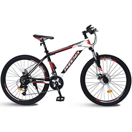 DYB Bike Foldable Mountain Bicycle, 26"Foldable High Carbon Steel Frame Double Disc Brake Bicycle 24 Speed Double Shock Absorption Men And Women Variable Speed Mountain Bike