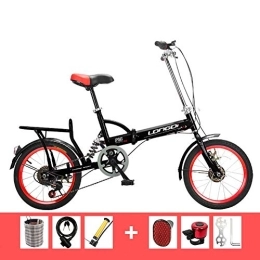  Bike Folding Bicycle 16 Inch Adult Men And Women Ultralight Portable Children Students Shock Absorption Speed Bicycle