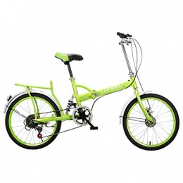 Foldable bicycle Folding Bike Folding Bicycle 20 Inch Adult Speed Ultra Light Shock Absorption Male And Female Students Children Bicycle Portable Portable Travel Mountain Bike Trunk Bike -6 Speed Gears