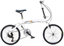 XYY Folding Bike Folding Bicycle-20-inch Folding Bicycle 7-speed Bicycle V Brake (Size : For adult)