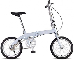 AJH Folding Bike Folding Bicycle Adult Young Men And Women Ultra Light Portable 16 Inch Small Bicycle