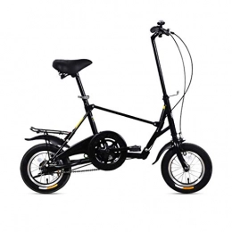 AB folding bike Folding Bike Folding bicycle mini student adult men and women work bicycle 35cm small wheel - black