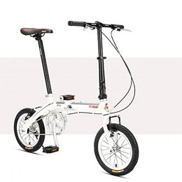 Fei Fei Folding Bike Folding Bicycles 14 inch Foldable Bicycles Portable Lightweight City Travel Exercise for Adults Men Women Kids Children Single-Speed / B
