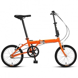 FBDGNG Folding Bike Folding Bicycles, Men's and women's folding bicycles are ultra-light and portable 16-Inch Mountain Bike High Carbon Steel Aluminium Alloy Outdoor Bicycle For Daily Use Trip Long Journey