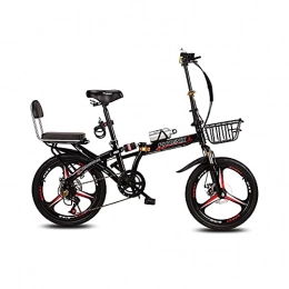 Fei Fei Folding Bike Folding Bike for Adults, 20-Inch Mountain Bike High Carbon Steel Aluminium Alloy Outdoor Bicycle for Daily Use Trip Long Journey