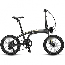 Fei Fei Folding Bike Folding Bike for Adults, Adult Mountain Bike, High-Carbon Steel Frame Dual Full Suspension Dual Disc Brake, Outdoor Bicycle for Daily Use Trip Long Journey / D