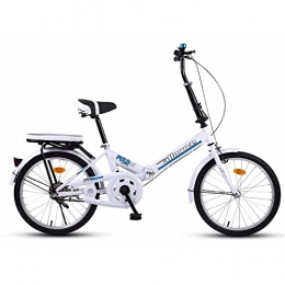 Fei Fei Bike Folding Bike for Adults, Lightweight Mountain Bikes Bicycles Strong Alloy Frame with Disc Brake, 20 inch Single Speed, Ultra-Light Portable Bicycle / B / 20inch