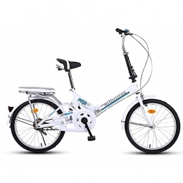 Fei Fei Bike Folding Bike for Adults, Lightweight Mountain Bikes Bicycles Strong Alloy Frame with Disc Brake, 20 inch Single Speed, Ultra-Light Portable Bicycle / E / 20inch