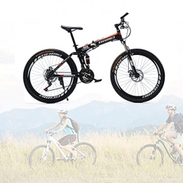 Fei Fei Bike Folding Bike for Adults, Premium Mountain Bike - Alloy Frame Bicycle for Boys, Girls, Men and Women - 24 27 Speed Gear, 24 26 inch / C / 24speed / 24inch