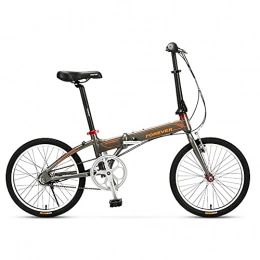 GWL Bike Folding Bike for Adults, Premium Mountain Bike - Alloy Frame Bicycle for Boys, Girls, Men and Women - 5 Speed Gear, 20 inch / A