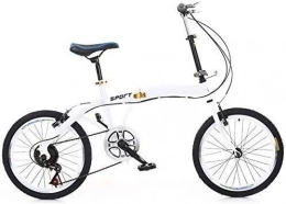 XYY Folding Bike Folding Bike-unisex 20-inch 7-speed Folding Bike With Double V Brakes, Suitable For Camping And Travel