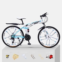  Bike Folding bike within 15 seconds, Adultmountain Bicycle, folding folding bike, 21 24 27 30 speed outdoor bike, for 20 24 26in men's ladies bike
