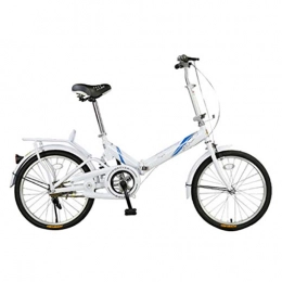 Folding Bikes Folding Bike Folding Bikes Bicycle Foldable Bicycle Adult Female Ultra Light Portable Bicycle 20" Mini Student Small Bicycle (Color : Blue, Size : 113 * 60 * 100cm)