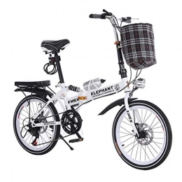 min min Folding Bike Folding Car Speed Change Car 20 Inch Folding Bicycle Disc Brake Bicycle Men And Women Ultra Light Portable Bicycle (Color : WHITE, Size : 150 * 35 * 100CM) ( Color : 150*35*100cm , Size : Blue )