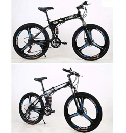 FOOF Bike Folding Mountain Bike Bicycle 20-26 Inch Male And Female Student Variable Speed Double Disc Brake Adult Bicycle Integrated Wheel, C, 20inches