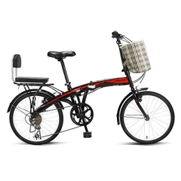 FUFU Bike FUFU Folding Bicycle, 20 Inch Bikes for Adults, Lightweight Alloy Folding City Bike Bicycle