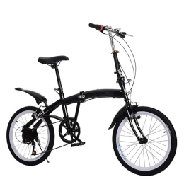 FYHCY Bike FYHCY Folding Bike, 18 Inch Adult Folding Bike, 6-Speed Folding Bike, Camping City Bike C