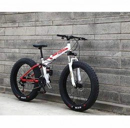GASLIKE Bike GASLIKE Bike Folding Mountain Bike Bicycle, Aluminum Alloy Wheels, Full Suspension, Soft Tail High Carbon Steel Frame, Double Disc Brake, D, 26 inch 24 speed