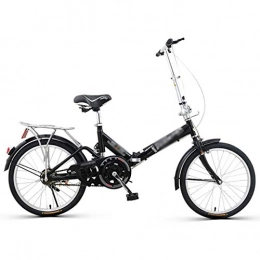 GEXIN Folding Bike GEXIN City Folding Bike - Leisure 20 inch Mini Compact Bike, Students Office Workers Urban Commuter Bicycle, Quickly Fold Travel Bike