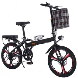 GHGJU  GHGJU Bicycle aluminum alloy ul tra light folding bicycle shifting disc brakes small bicycle suitable for mountain roads and rain and snow roads This bicycle is foldable 20 inches