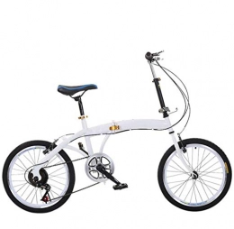 GHGJU Folding Bike GHGJU Single Car 20 inch folding bicycle speed adult carbon steel bicycle mini folding bicycle Suitable for mountain roads And rain and snow