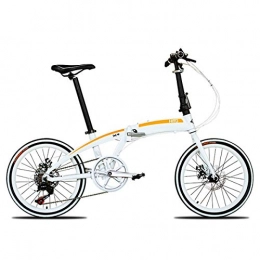 GOHHK Bike GOHHK Folding Bike for Adult Children, Citybike Commuter Bike with 20 Inches 6-Spoke Wheels Mountain Bike Suspension Bicycle Travel Outdoor Bike