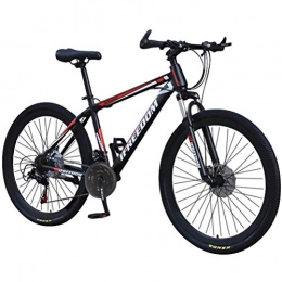 GOLDGOD Folding Bike GOLDGOD Folding High-Carbon Steel Mountain Bike, 26-Inch Mtb Bicycle with Linear Pull Hand Brakes And Height-Adjustable Seat Mountain Bicycle for 12 Years Old And Above, 24 speed