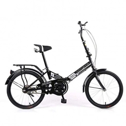 GOLDGOD Folding Bike GOLDGOD Variable Speed Folding Bike 20 Inches 6-Speed Foldable Bicycle with Double V Brake And Ergonomic Seat Folding Bicycle with Carbon Steel Shock Absorber