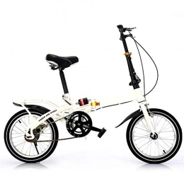 GSSDWW Folding bike, 7-speed change, aluminum alloy wheels, carbon steel, suitable for adults/students