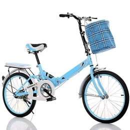 GUI-Mask Folding Bike GUI-Mask SDZXCFolding Bicycle Mountain Bike Adult Student Child 20 Inch with Front Frame